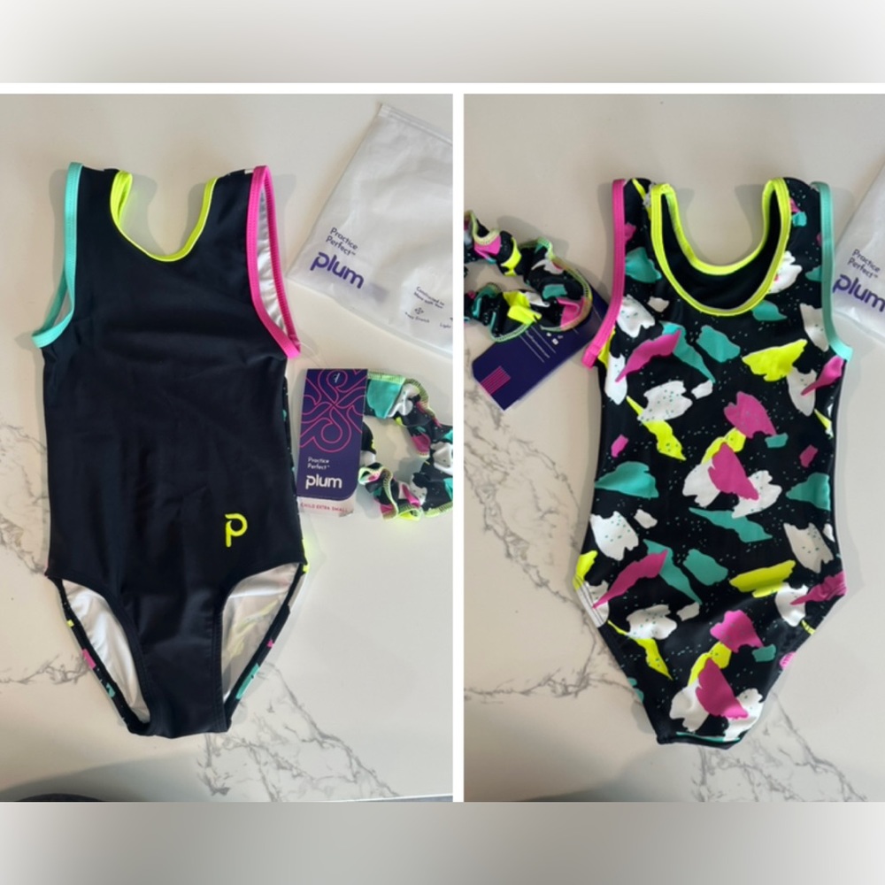 Plum gymnastics leotard. CXS